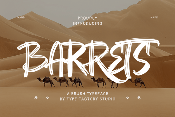 Barrets: A Hand-Drawn Display Typeface for Expressive Web Design