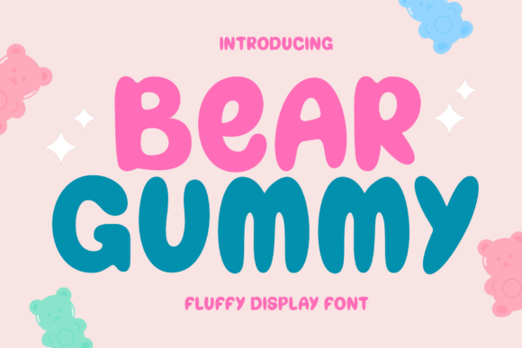 Bear Gummy: A Joyful Display Font for Editorial Design