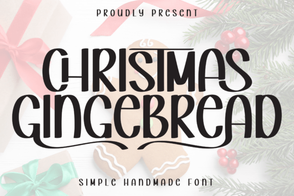 Christmas Gingebread: A Handwritten Display Font That Feels Like Home