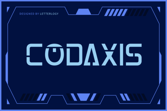 Codaxis: A Display Font That Builds Digital Presence