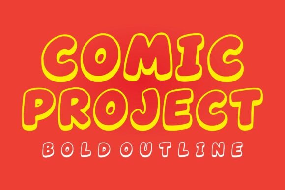 Comic Project: A Playful Display Font for Editorial Impact