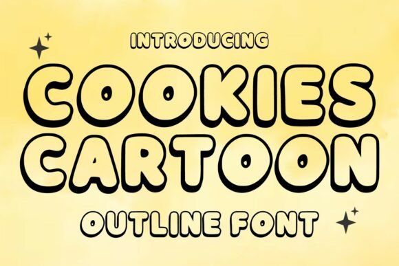Cookies Cartoon: A Playful Display Font That Pops in Campaign Visuals