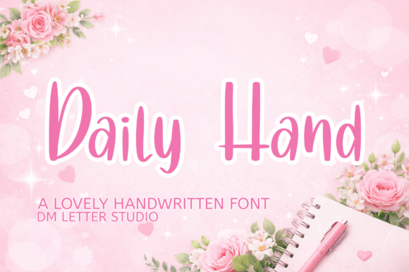 Daily Hand: A Warm, Handwritten Font That Elevates Your Brand