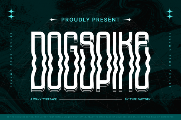 Dogspike: A Wavy Display Typeface for Bold Editorial Identity