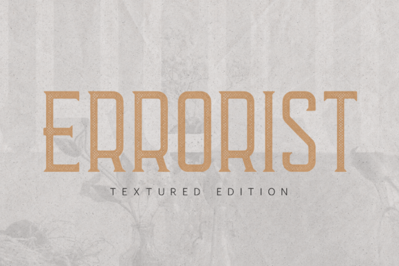 Errorist: A Bold Display Font That Builds Brand Trust