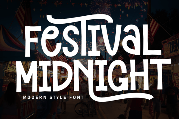 Festival Midnight: A Friendly Handwritten Display Font for Real Brands