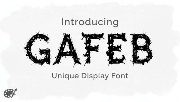 Gafeb Display Font for Handmade Brands & Printables