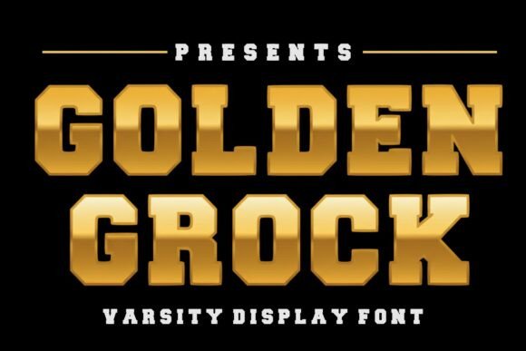 Golden Grock: A Confident Display Font for Bold Brand Moments