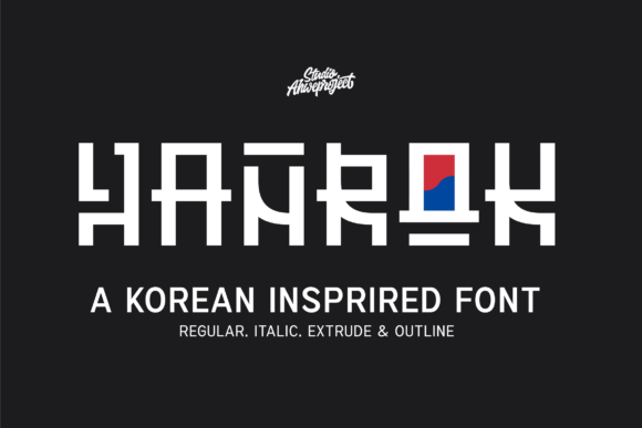 Hanrok: A Bold Display Font for Memorable Branding