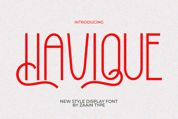 Havique: A Display Font That Breathes With Your Content