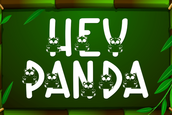 Hey Panda: A Playful Yet Polished Display Font for Digital Brands