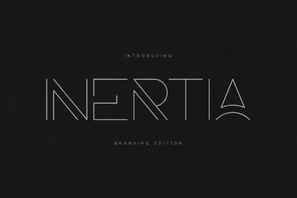 Inertia Branding Edition: A Premium Display Font for Polished Branding