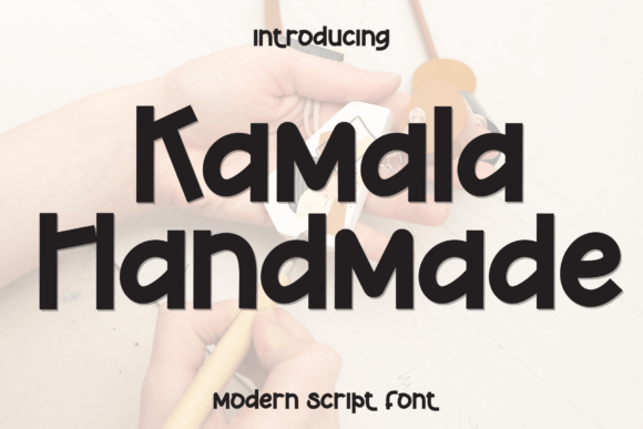 Kamala Handmade: A Warm, Welcoming Display Font for Small Businesses