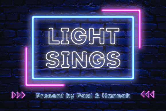Light Signs: A Display Font That Glows With Purpose