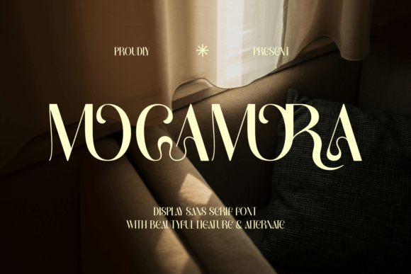 Mocamora: A Modern Serif Display Font for Handmade Brands