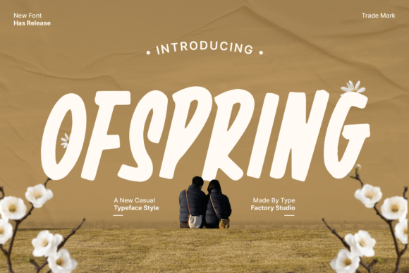 Offspring: A Handwritten Display Font with Warmth and Rhythm