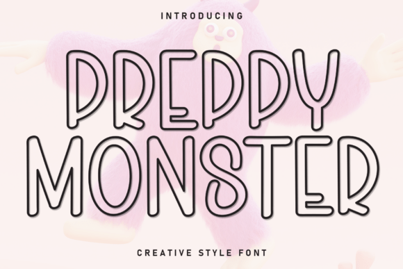 Preppy Monster: A Friendly Display Font for Small Business Branding