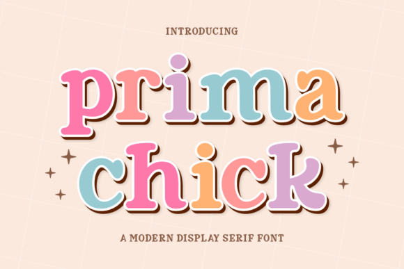 Prima Chick: A Playful Display Font for Handmade Charm