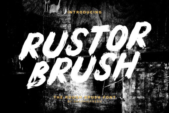 Rustor: A Display Font with Raw, Honest Charm