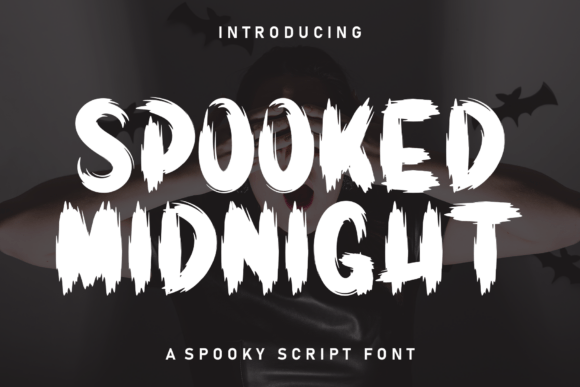 Spooked Midnight: A Handwritten Display Font with Warmth and Whimsy
