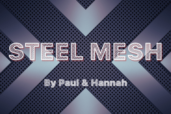 Steel Mesh: A Bold Display Font That Builds Brand Trust