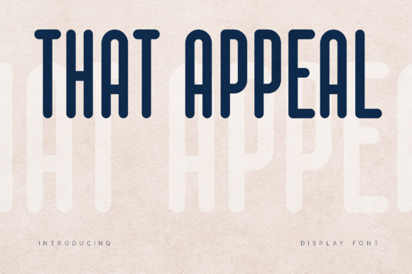That Appeal: A Display Font That Anchors Editorial Mood