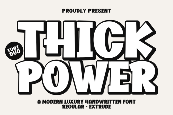 Thick Power: A Display Font for Editorial Impact