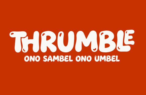 Thrumble: A Bold Display Font for Energetic Web Design