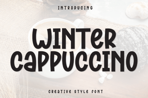 Winter Cappuccino: A Warm, Elegant Display Font for Branding